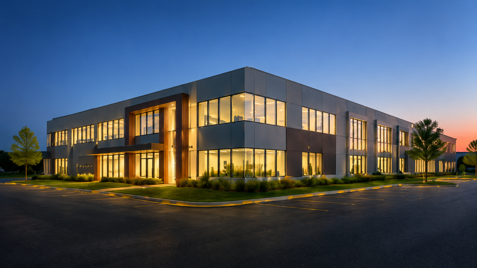 Commercial building with a fire protection installation by Sutton Life Safety in Northwest Indiana